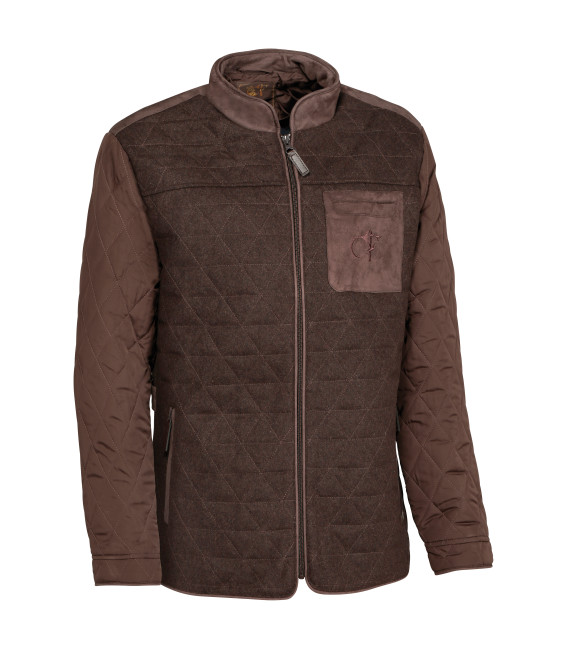 Veste chasse matelassée Balderic Club Interchasse marron
