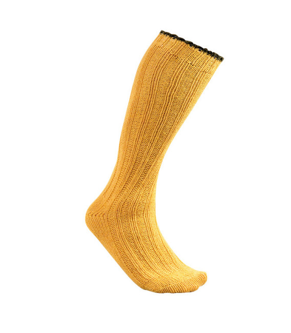 Chaussette chasse Natun Club Interchasse court jaune