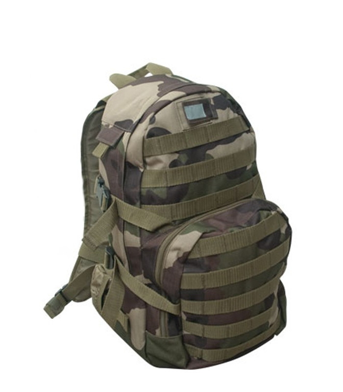 Sac à Dos De Randonnée Camouflage Vert - Issue Armée - Taille Large - Occasion