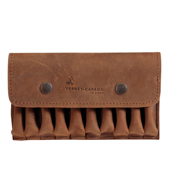 Pochette de ceintures 10 balles chasse Marron Ligne Verney-Carron