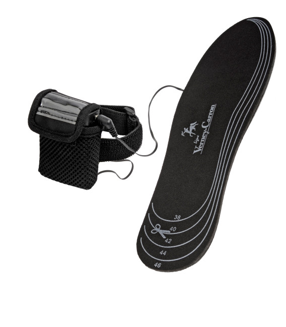 Semelle chauffante chasse Noir Ligne Verney-Carron