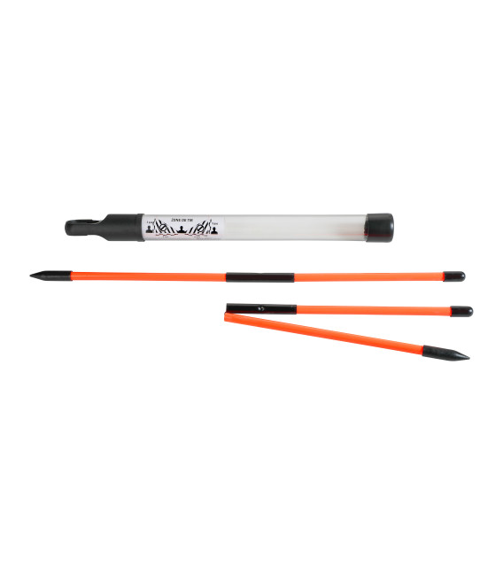 Piquets angulateur x2 chasse Orange Prohunt