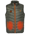 Gilet chasse chauffant Kaki Prohunt