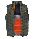 Gilet chasse chauffant Kaki Prohunt