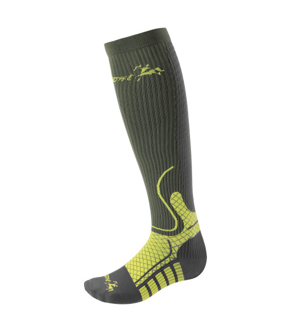 Chaussettes Booster chasse socks Kaki Prohunt