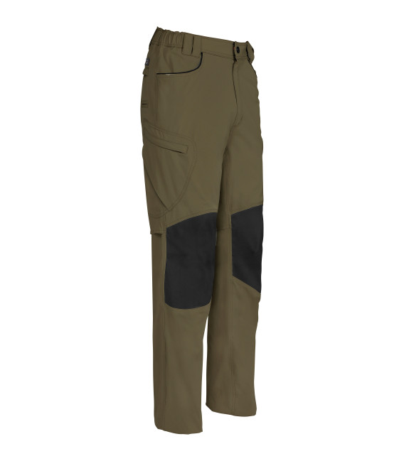 Pantalon chasse super stretch anti-tique grouse Kaki Prohunt