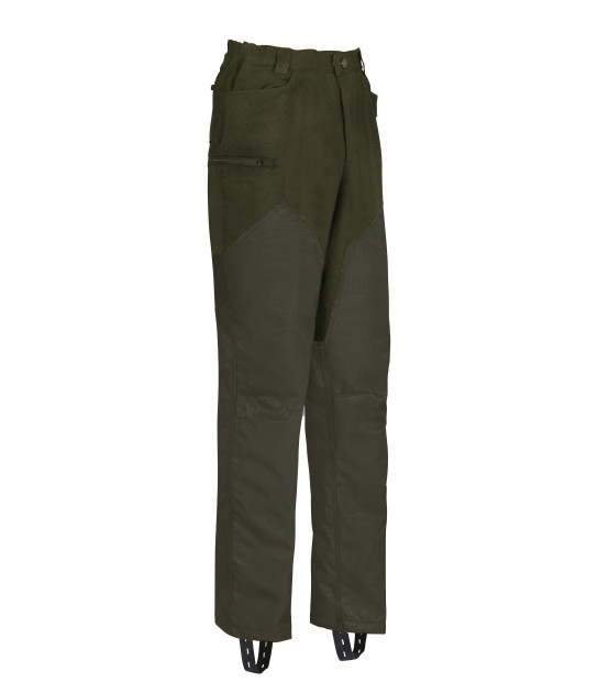 Pantalon Court De Chasse FORLO Espagne Velours Vert Kaki - Taille 44 Homme, Vintage, Occasion