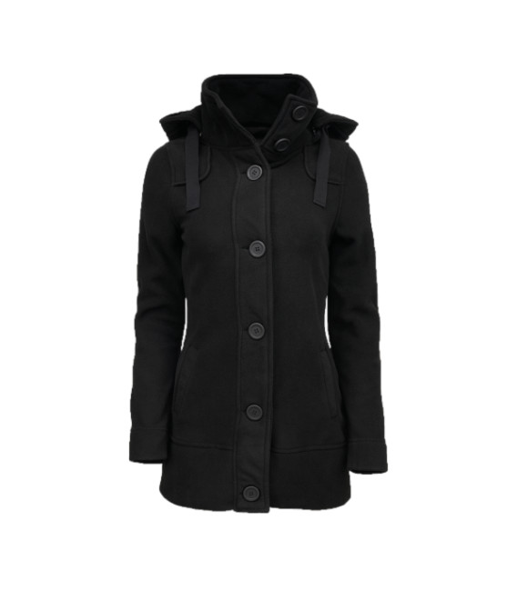 Manteau polaire femme noir