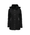Manteau polaire femme noir