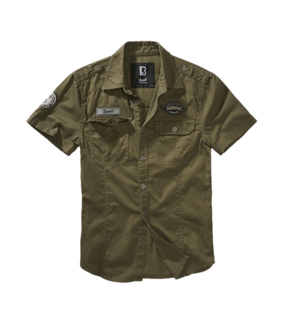 Chemise Luis vintage kaki