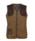 Gilet thibault chasse marron