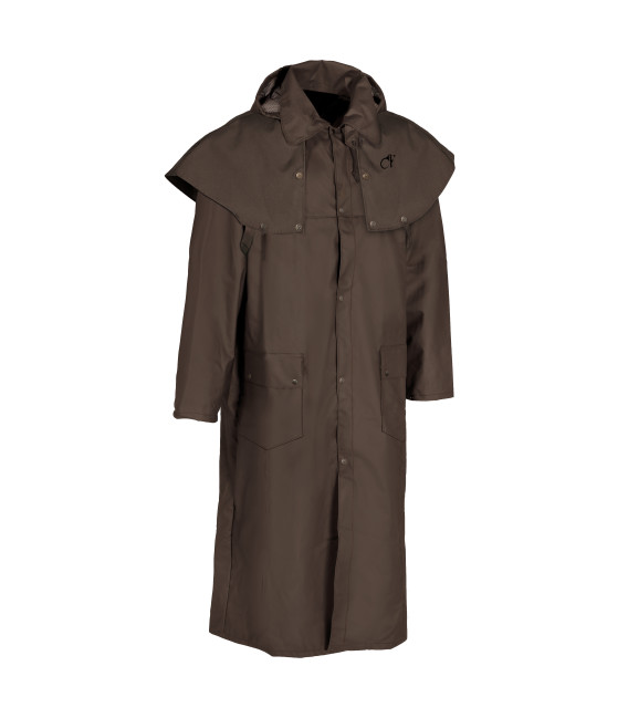 Manteau long thor chasse marron
