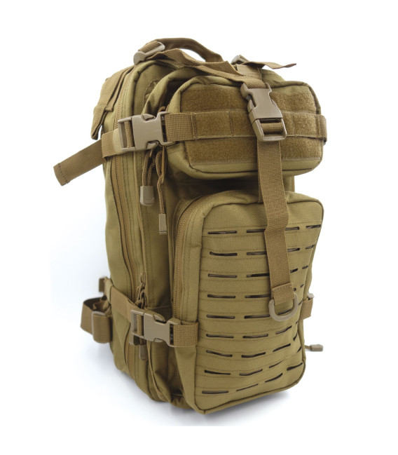 Sac a dos assault pack systeme molle decoupe laser 27l