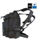 Sac a dos assault pack systeme molle decoupe laser 27l