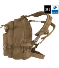 Sac a dos assault pack systeme molle decoupe laser 27l
