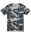 T-Shirt uni Brandit Gris camo