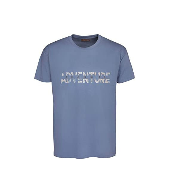 T-shirt adventure bleu