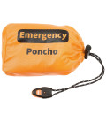 Poncho d'urgence orange
