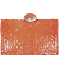 Poncho d'urgence orange