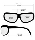 Lunettes de sport, KHS, clair