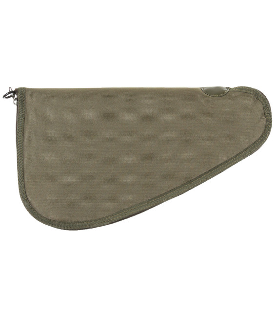 Étui pour pistolet, grand, vert, rembourré