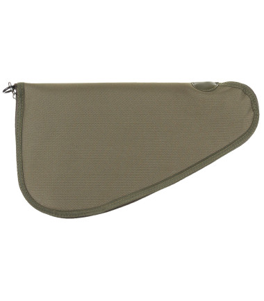 Étui pour pistolet, grand, vert, rembourré