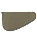 Étui pour pistolet, grand, vert, rembourré