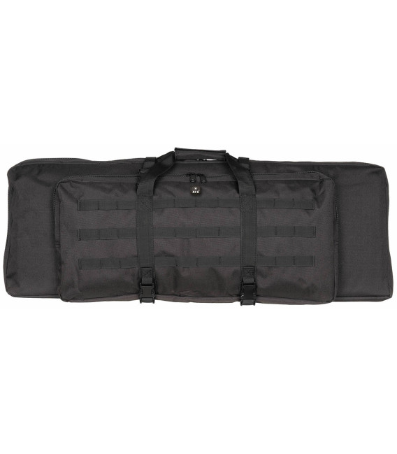 Sac de carabine, noir, rembourré, pour 2 fusils