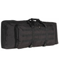 Sac de carabine, noir, rembourré, pour 2 fusils