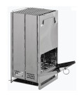 Poêle Fusée pliable en inox format Grand