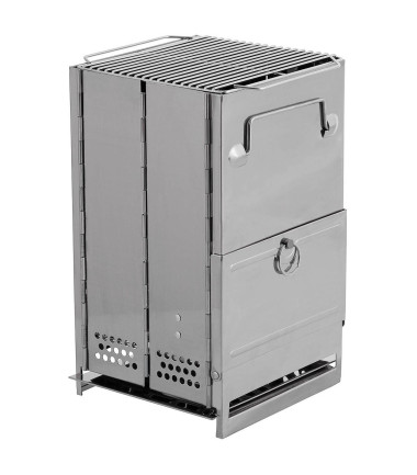 Poêle Fusée pliable en inox format moyen