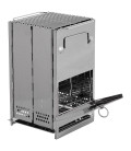 Poêle Fusée pliable en inox format moyen