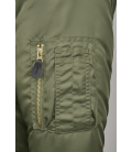 Veste MA2 col fourrure Brandit Kaki