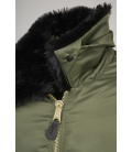 Veste MA2 col fourrure Brandit Kaki