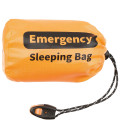 Sac de couchage d'Urgence, orange, un côté revêtu d'aluminium