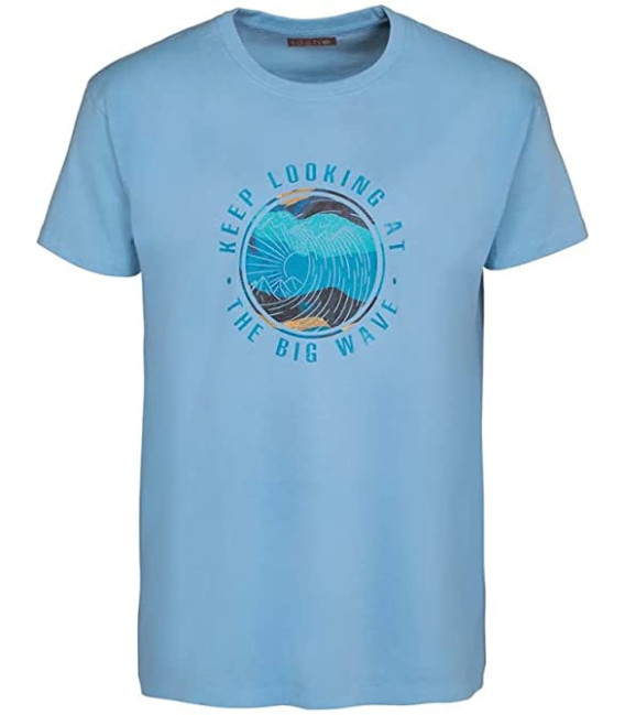 Tee-Shirt Big Wave Bleu