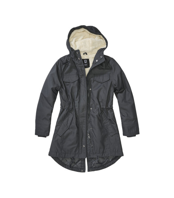 Parka fourrée Marsh Lake Femme Brandit Anthracite