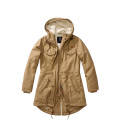 Parka fourrée Marsh Lake Femme Brandit Beige