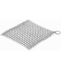 Cotte de mailles à récurer, Inox, ca. 17,5 x 17,5 cm