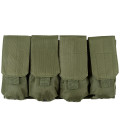 Porte-Chargeur, 4 compartiments, MOLLE, olive