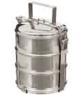 Récipient alimentaire, 3 pieces, Inox