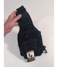 Saccoche bandoulière attache molle noir - Surplus militaire