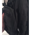 Saccoche bandoulière attache molle noir - Surplus militaire