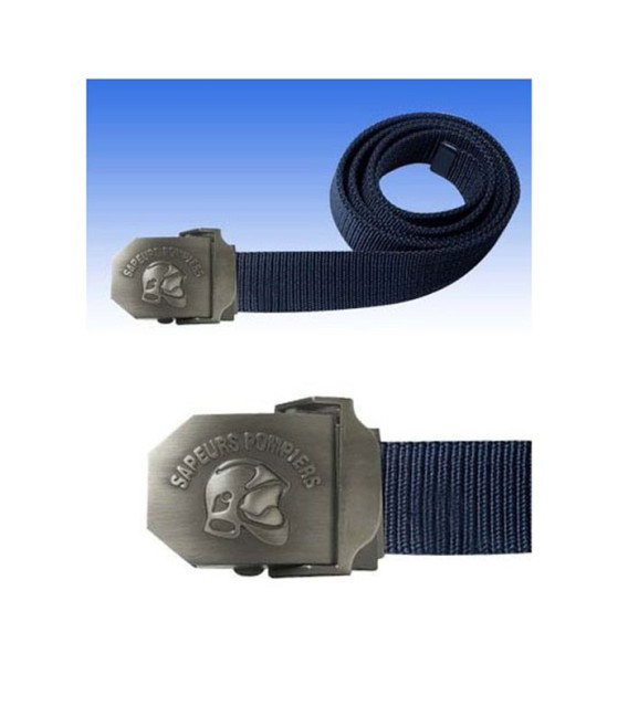 Ceinture sangle sapeurs pompiers boucle gravée - Surplus militaire