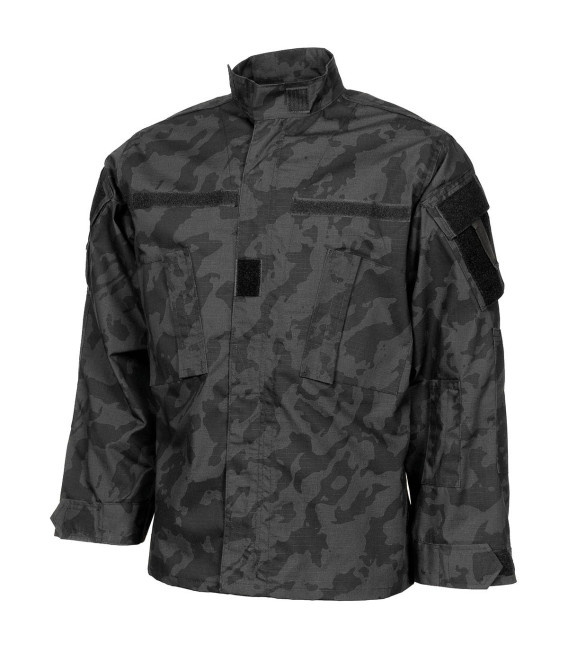 Veste US ACU ripstop en camouflage Nigth noir - Surplus militaire