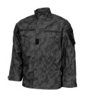 Veste US ACU ripstop en camouflage Nigth noir - Surplus militaire
