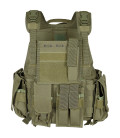 Gilet, "Ranger", plusieurs poches, vert, syst. modulaire - Surplus militaire
