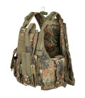 Gilet, "Ranger", plusieurs poches, BW camou, syst. mod. - Surplus militaire
