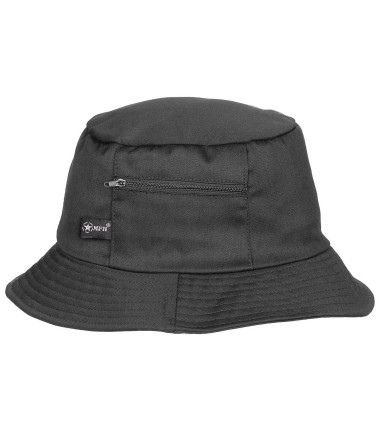 Chapeau de pêcheur, noir, petite poche latérale - Surplus militaire