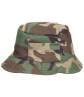 Chapeau de pêcheur, woodland, petite poche latérale - Surplus militaire